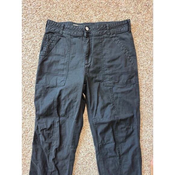 Anthropologie PILCRO Woman's Carpente/Cargo Jeans/Pants size 28, Black/Dark Gray - Picture 9 of 11